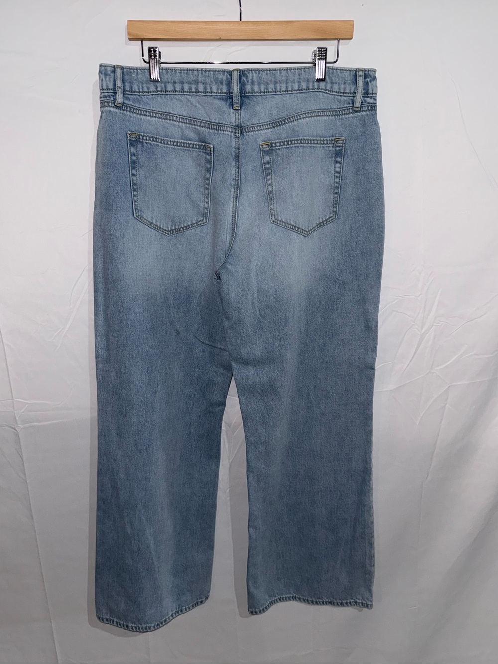 Loft Mid Rise Wide Leg Jeans - Picture 2 of 3